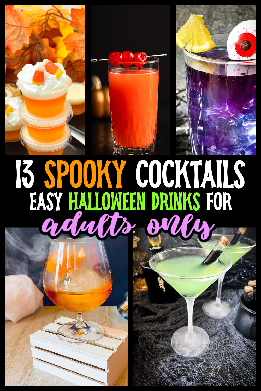 13 Spooktacular & Easy Halloween Drinks for Adults ZEN AND HONEY