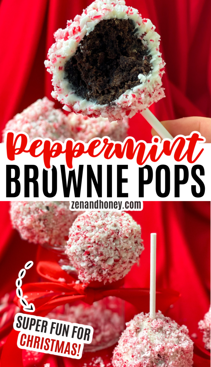 Pepermint Pop Easy Peppermint Cake Pops - ZEN AND HONEY