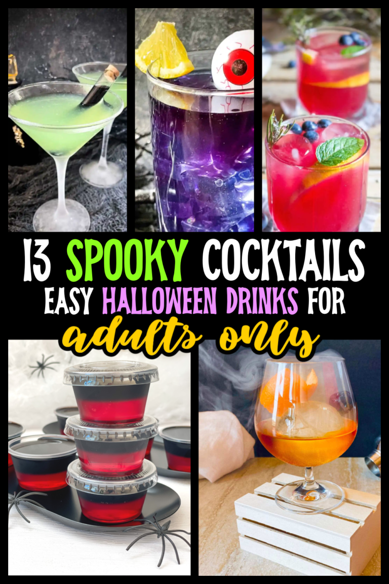 13 Spooktacular & Easy Halloween Drinks for Adults - ZEN AND HONEY