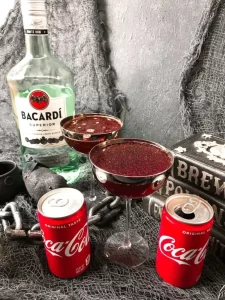 stormy hallows eve rum halloween cocktail
