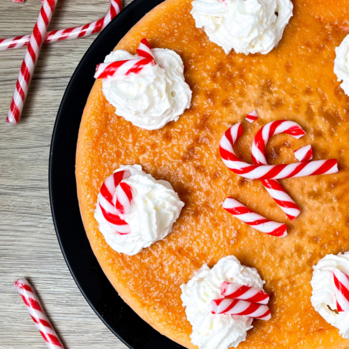 candy cane cheesecake