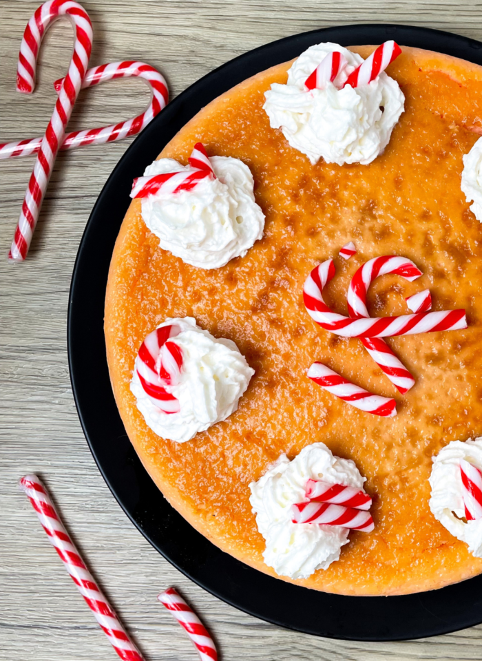 candy cane cheesecake