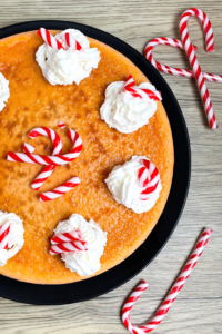 christmas baked cheesecake