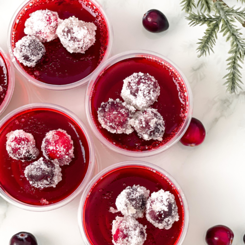 cranberry jello shots
