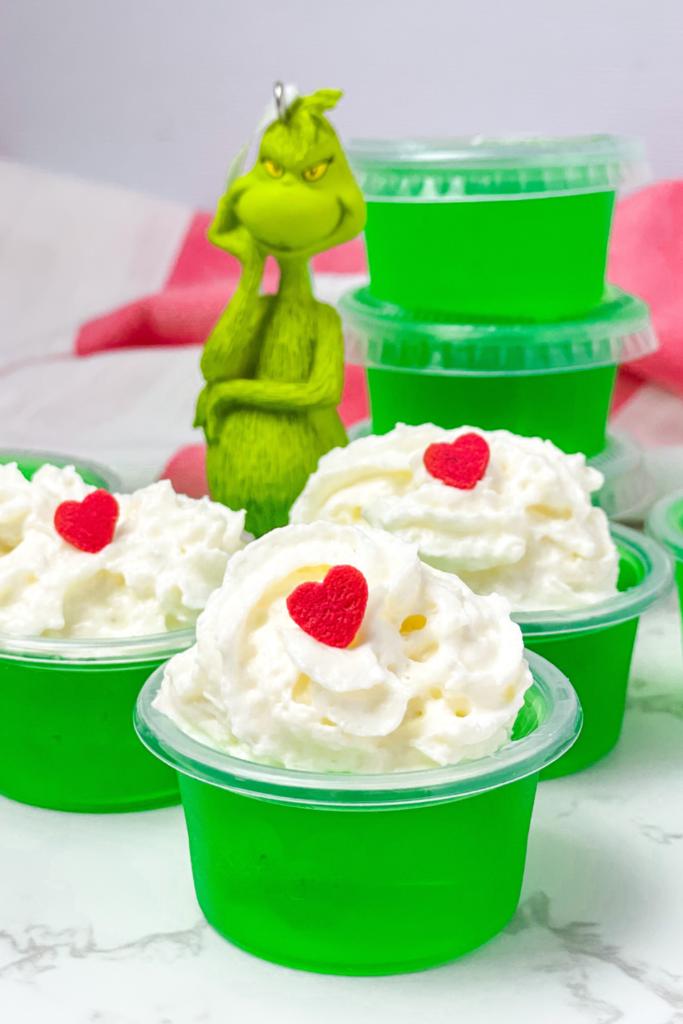 Grinch Jello Shots - ZEN AND HONEY