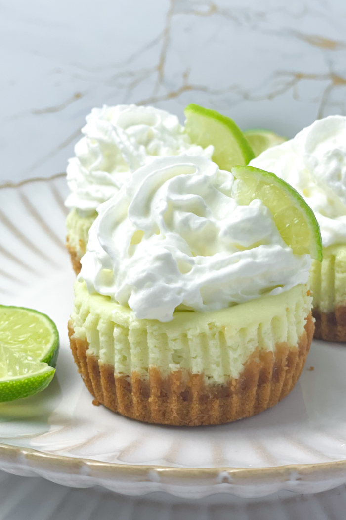 Mini Key Lime Cheesecake Recipe - ZEN AND HONEY