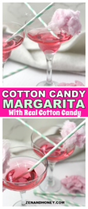 pink cotton candy margaritas