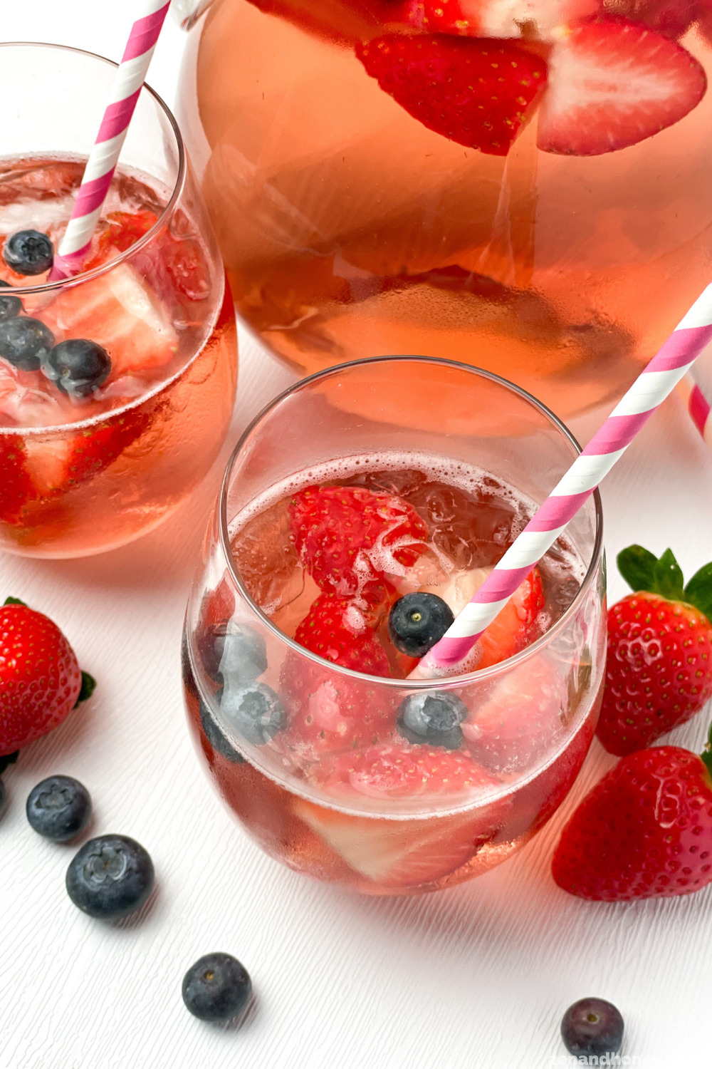 Homemade Strawberry Sangria - ZEN AND HONEY