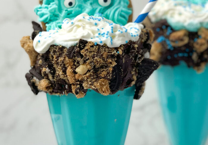 cookie monster milkshake