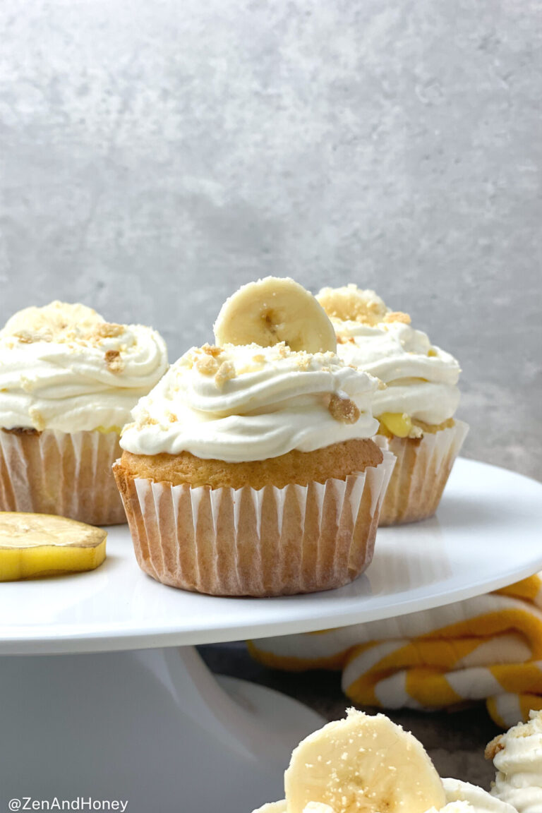 Banana Pudding Cupcakes Recipe - ZEN AND HONEY