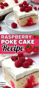 easy raspberry poke cake