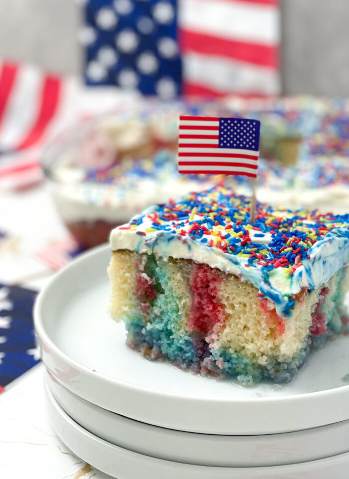 4th of july poke cake