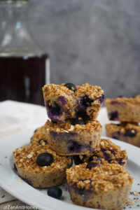 baked blueberry oatmeal cups