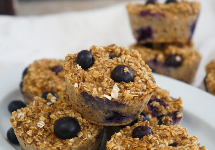 blueberry muffin oatmeal bake