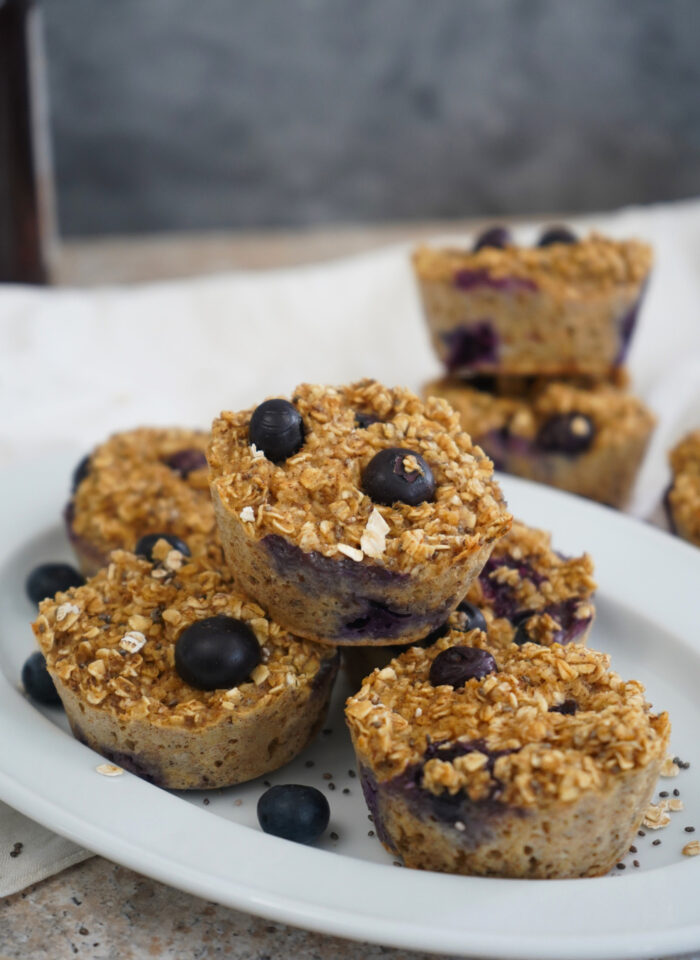 blueberry muffin oatmeal bake