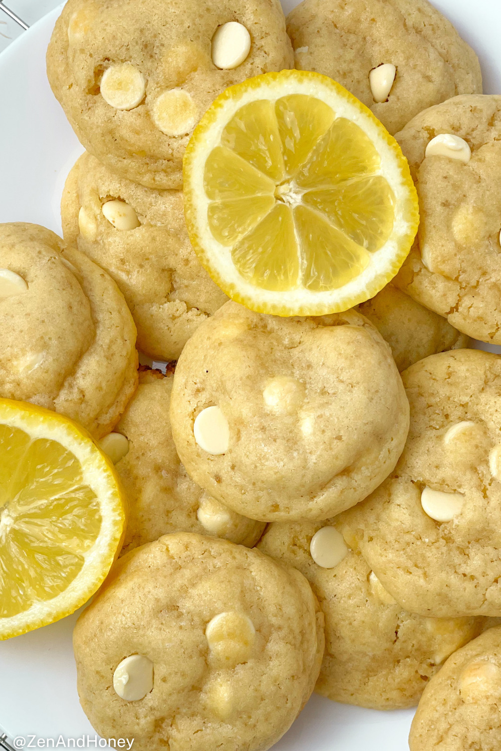 Lemon Pudding Cookies ZEN AND HONEY