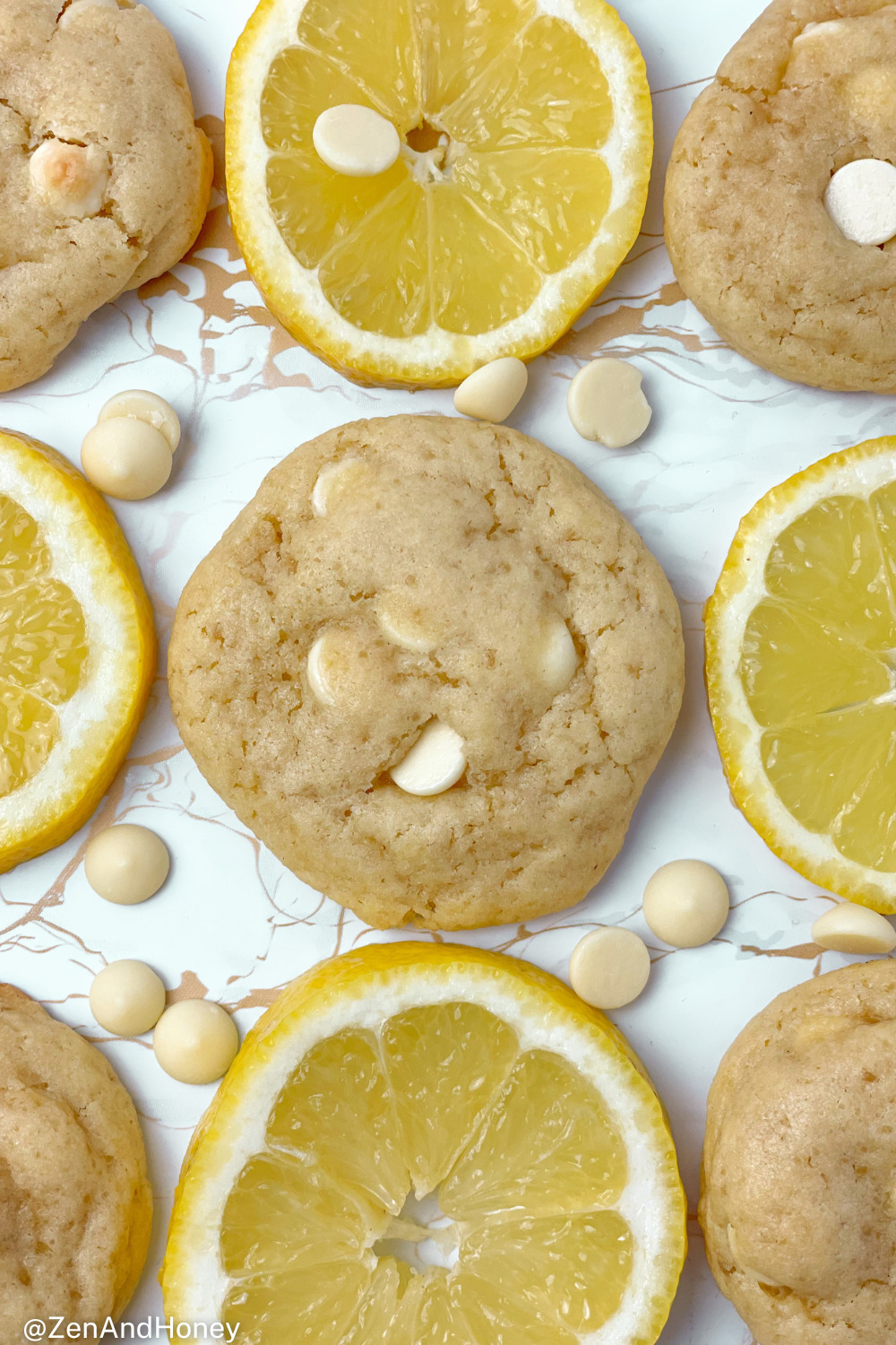 Lemon Pudding Cookies - ZEN AND HONEY