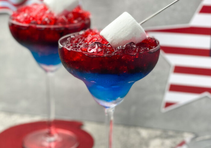 red white and blue margarita