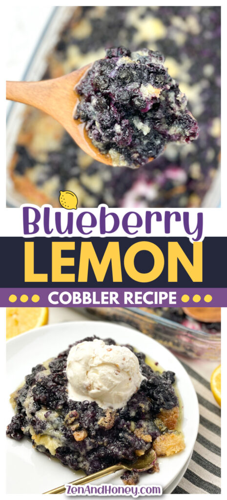 Blueberry Lemon Cobbler - ZEN AND HONEY