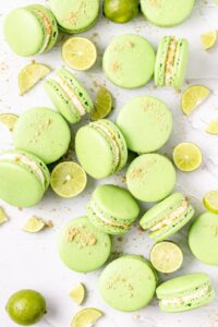 key lime pie macarons