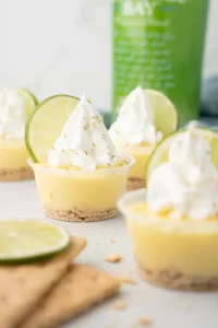 key lime rum pudding shots