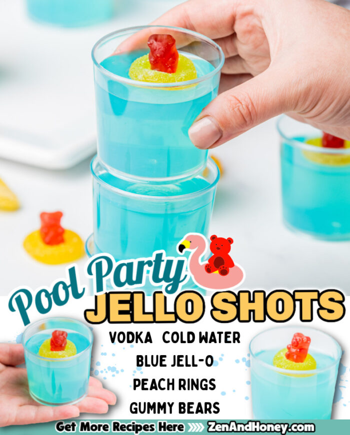 Pool Party Jello Shots ZEN AND HONEY