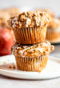 apple crumble muffins