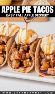 baked apple pie tacos