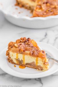 caramel apple cheesecake