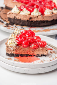 chocolate cherry cheesecake