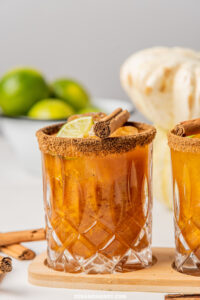 pumpkin spice margarita cocktail