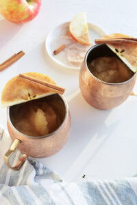 apple cider whiskey slushie