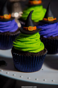 halloween witch cupcakes