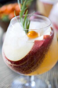 sparkling pear sangria