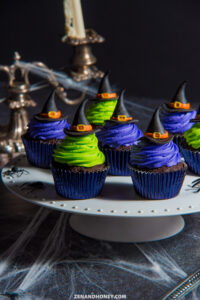 witch hat cupcakes