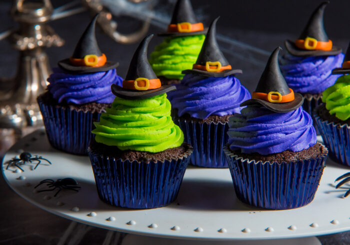 witch hat cupcakes