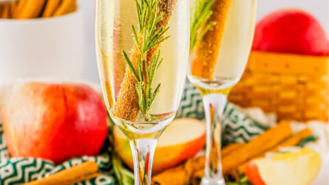 Apple Champagne Cocktail