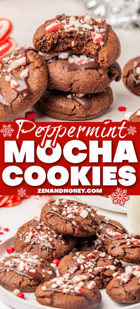 Peppermint Mocha Cookies - ZEN AND HONEY