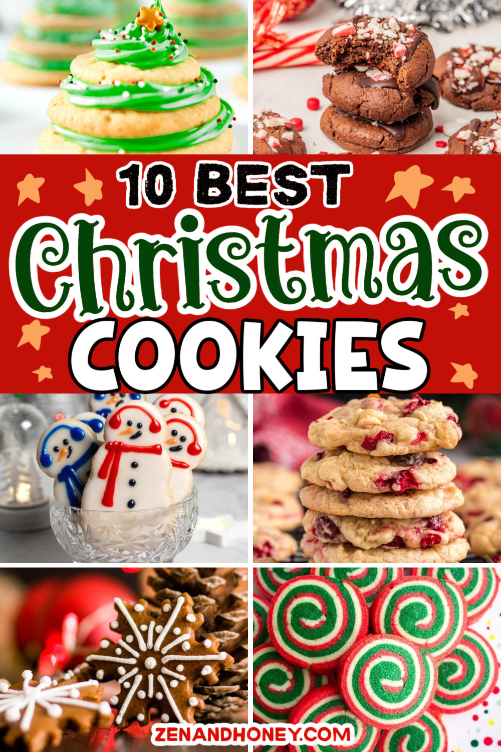 10 Best Christmas Cookies - ZEN AND HONEY