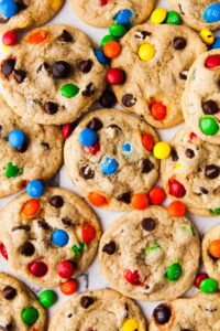 m&m cookies