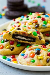 m&m cookies