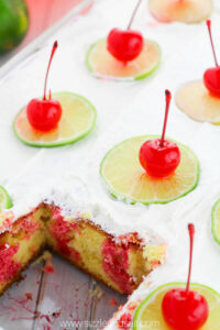 cherry limeade poke cake