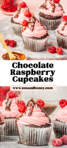 chocolate raspberry cupcakes with raspberry filling