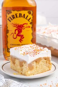 fireball poke cake