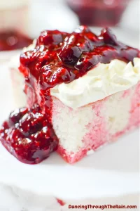 mixed berry poke cake
