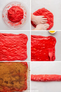 how to make red velvet cinnamon rolls