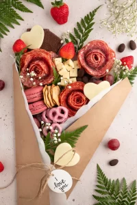 valentine's day dessert board