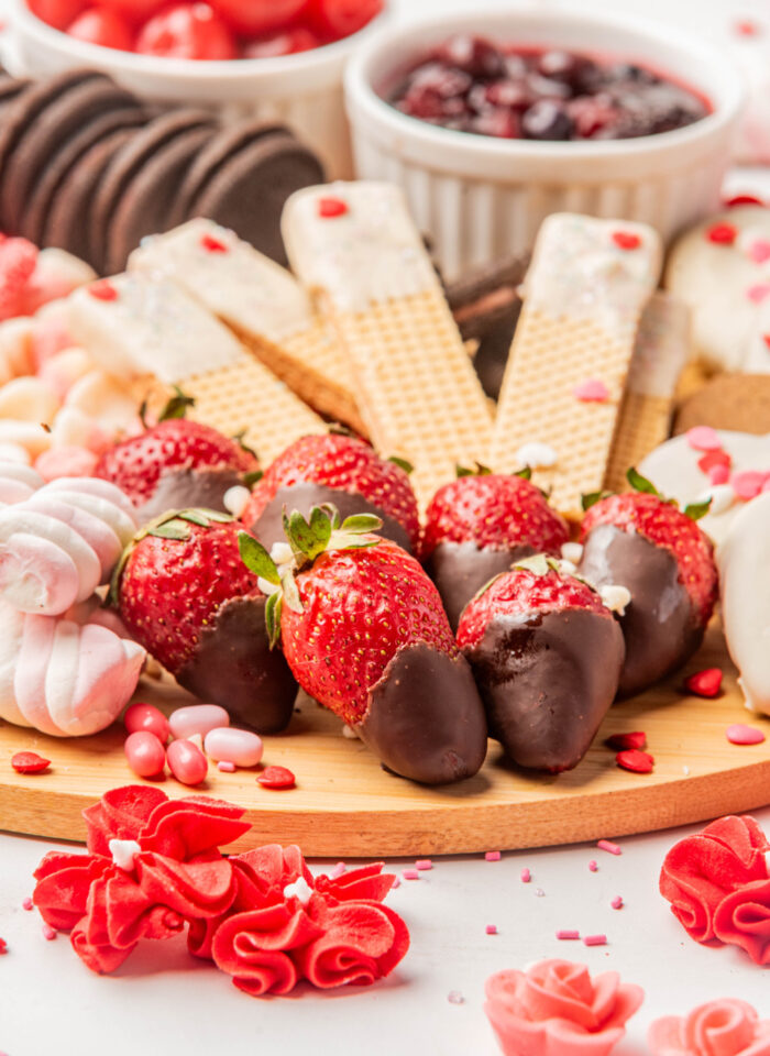 valentine's day charcuterie board