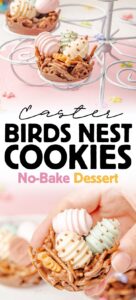 easy birds nest cookies