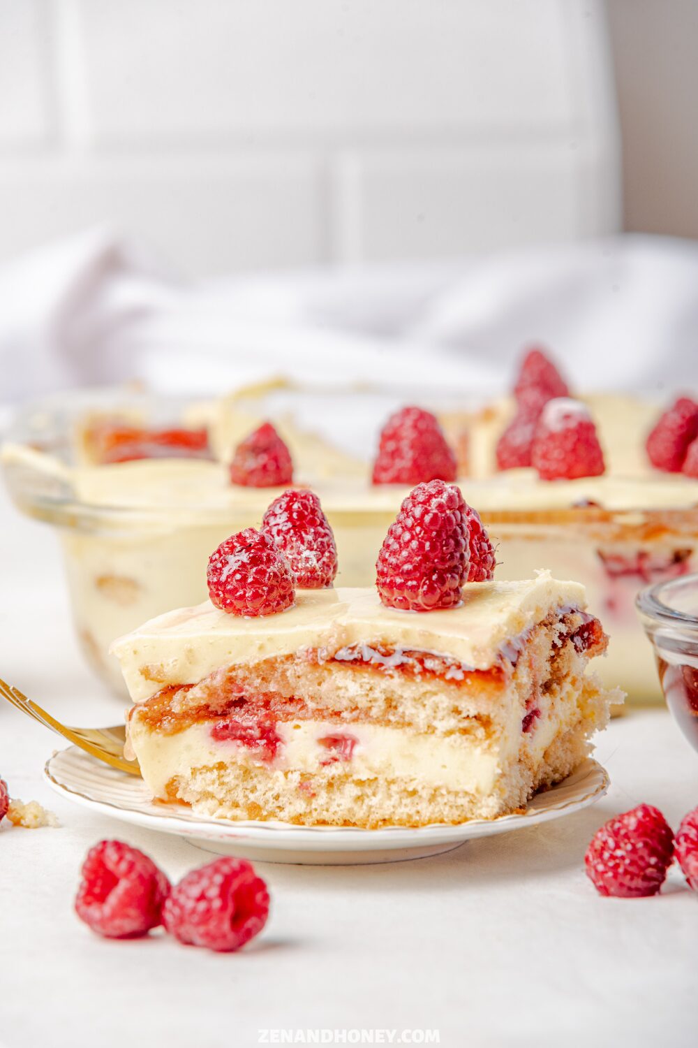 Raspberry Tiramisu - ZEN AND HONEY